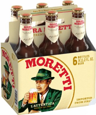 Moretti Lager 6pk Bottle