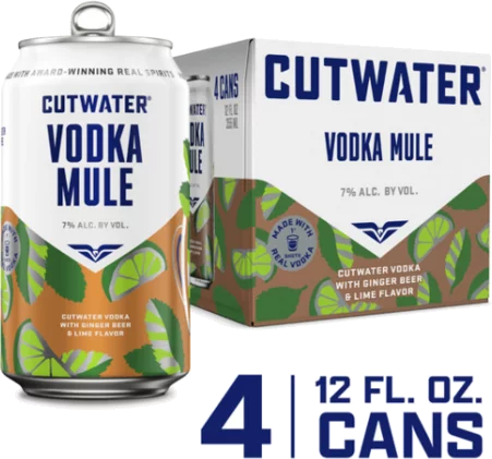Cutwater Ginger Beer & Lime Flavor Vodka Mule