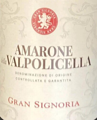 Cantina Di Negrar Gran Signoria Amarone Della Valpolicella