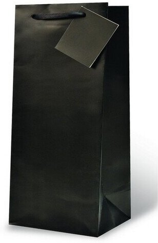 SINGLE WINE BAG BLACK