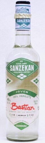 Destilado de Agave, Papalote 'Guadalupe Bastian', Sanzekan