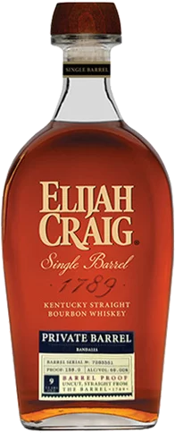 Elijah Craig 9yr Barrel Proof Private Single Barrel