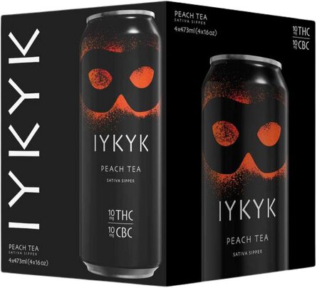 IYKYK Peach Tea 10mg THC Sativa Sipper