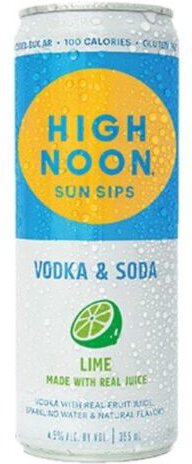 High Noon Lime Vodka & Soda (Single)
