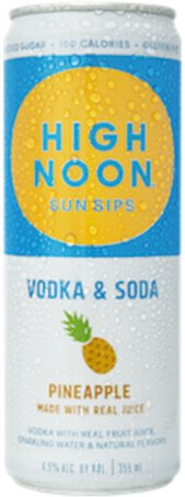 High Noon Pineapple Vodka & Soda (Single)
