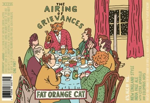 Fat Orange Cat The Airing Of Grievances Hazy IPA