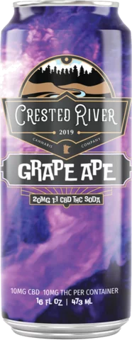 Crested River Grape Ape Soda