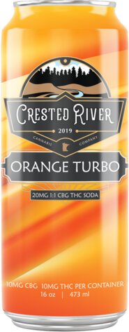 Crested River Orange Turbo Soda