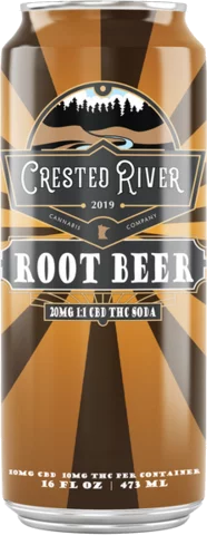 Crested River Root Beer Soda