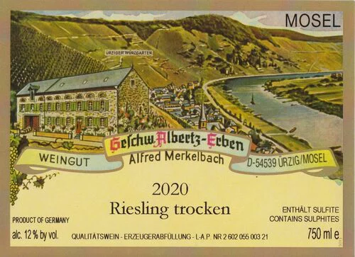 Alfred Merkelbach Estate Riesling Trocken