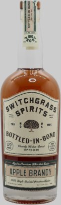 Switchgrass Apple Brandy 100pf