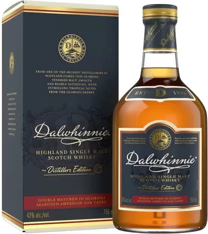 Dalwhinnie 'The Distillers Edition' Double Matured Oloroso Sherry Seasoned American Oak Single Malt Scotch Whisky