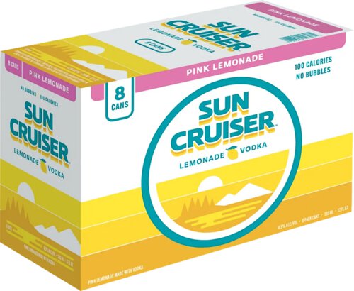 Sun Cruiser Pink Lemonade Vodka (8-Pack) Cans