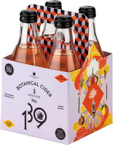 Wolffer No.139 Dry Rose Cider (4-Pack) Bottles