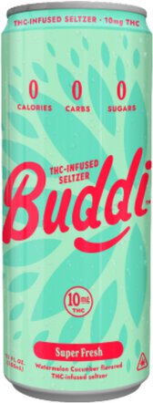 Buddi Super Fresh 10mg THC Seltzer