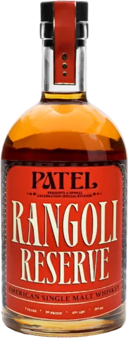 Patel Diwali Celebration Special Release Rangoli Reserve 7 Year Old American Single Malt Whiskey 750ml