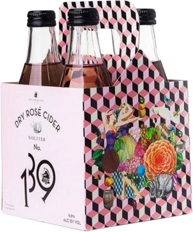 Wolffer No.139 Dry Rose Cider (4-Pack) Bottles