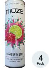 Muze Raspberry Lime 10mg THC Seltzer