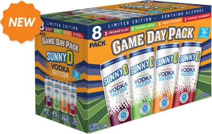 Sunny D Vodka Seltzer Game Day Variety