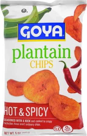 Goya Foods Hot & Spicy Plantain Chips