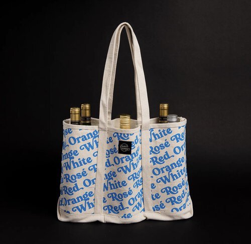 Tote The Good Stuff Wine Bottle Tote - Thumbnail 2