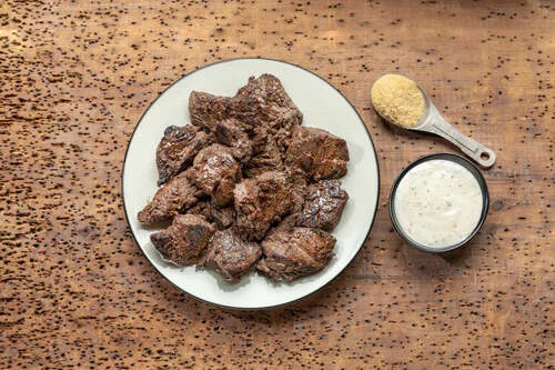 Doms Patriot Steak Tips Lb