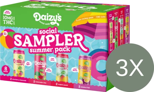 Daizy's THC 10mg Social Sampler Pack