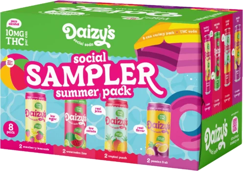 Daizy's THC 10mg Social Sampler Pack