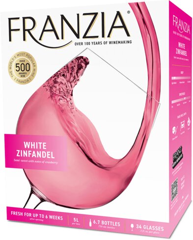 Franzia White Zinfandel Box