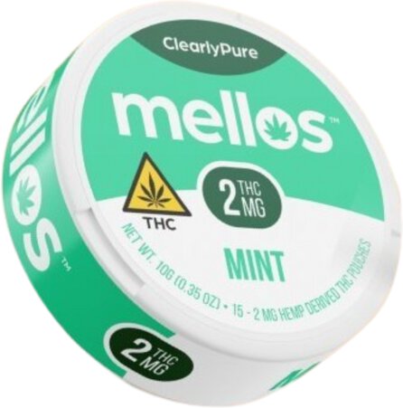 Clearly Pure Mellos Mint Pouches Delta 2mg THC
