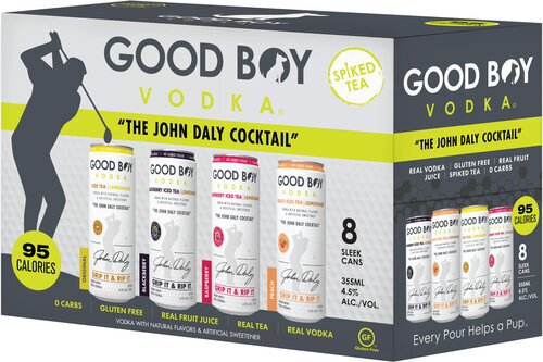 Good Boy Vodka John Daly Cocktail Variety