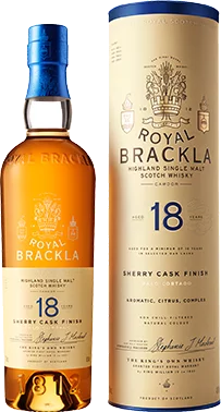 Royal Brackla Single Malt Scotch Sherry Cask Aged 18 Years