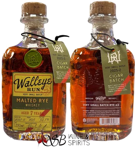 Walleye Run Whiskey Very Small Batch 2025-2: Cigar Batch