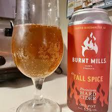 Burnt Mills Fall Spice Premium Hard Cider Limited Release