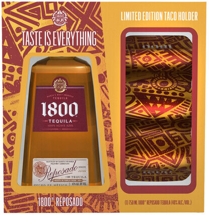 1800 Reposado Tequila Gift Set Taco Holder