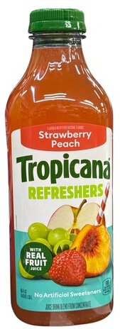 Tropicana Strawberry Peach Real Fruit Juice
