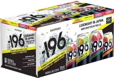 -196 Suntory Japanese Vodka Seltzer Variety Pack Combo Flavors