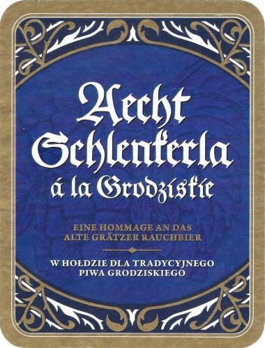 Aecht Schlenkerla A La Grodziskie Rauchbier