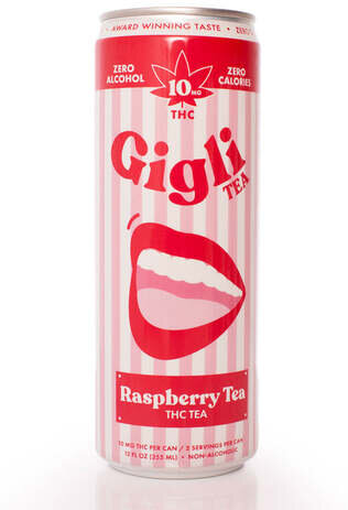 Gigli Raspberry Tea 10mg THC Tea