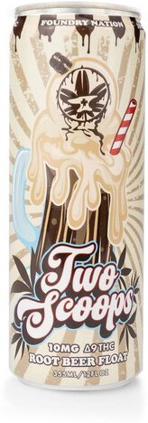 Foundry Nation Two Scoops Root Beer 10mg THC Soda