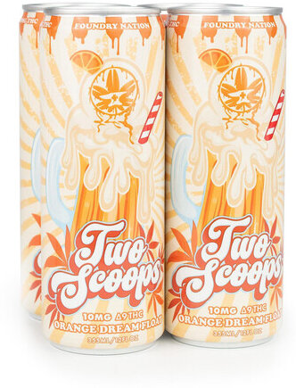 Foundry Nation Two Scoops Orange Dream Float 10mg THC Soda