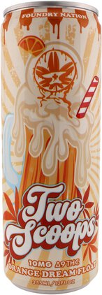 Foundry Nation Two Scoops Orange Dream Float 10mg THC Soda