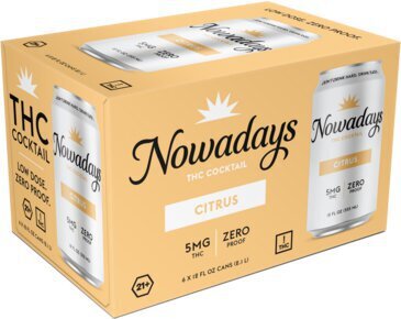 Nowadays Citrus 5mg THC Cocktail