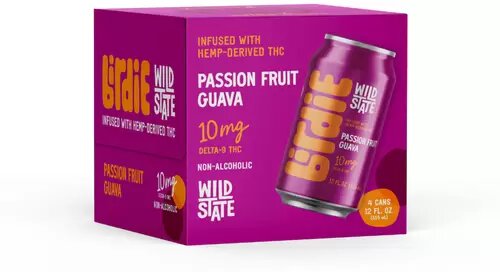 Wild State Birdie Passion Fruit Guava 10mg Thc