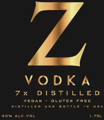 Z Vodka 7x Dist Vodka