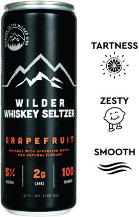 Wilder Whiskey Seltzer Grapefruit