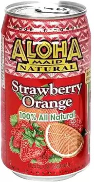 Aloha Maid Strawberry Orange Fruit Juice