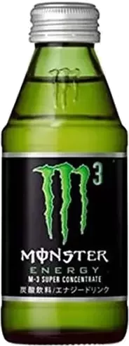 Exotic Monster Energy M3 Glass Bottle from Japan