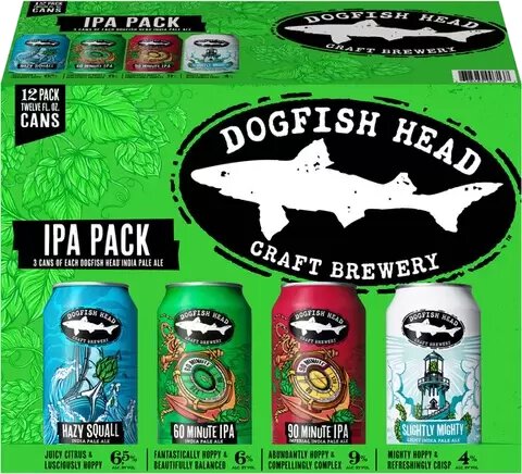 DOGFISH HEAD IPA VARIETY PACK CANS