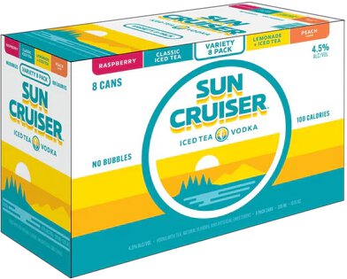 SUN CRUISER ICED TEA VARIETY RTD COCKTAIL CANS